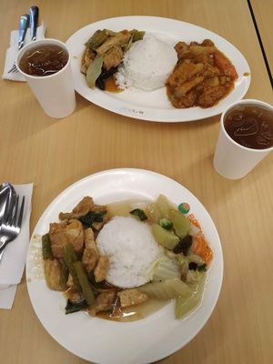 119 Php per person + drink for free at Harvesters Vegetarian in Mandaluyong