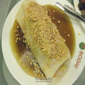 Salad roll in sweet syrup at Harvesters Vegetarian in Mandaluyong