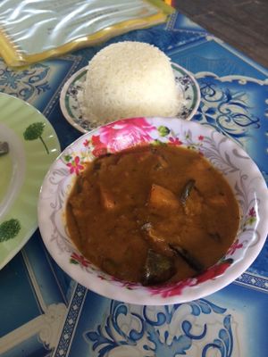 Aloo bhaiga  at Jasmine in Don Det