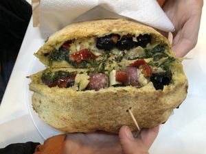 Vegan pucci  at La Pizzicata in Tirano