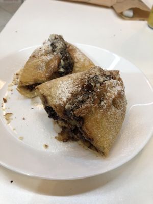 Vegan chocolate dessert   at La Pizzicata in Tirano