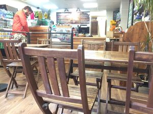 Falafel Xpress interior - Seating area. at Falafel Xpress in Chester