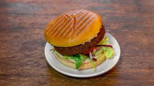 Falafel Burger  at Falafel Xpress in Chester