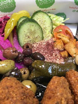 Mezze Platter  at Falafel Xpress in Chester