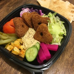 Falafel Salad Box  at Falafel Xpress in Chester