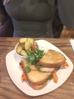Roast butternut squash sandwich at Liberty Grill in Cork
