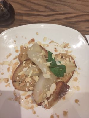 Poached pear french toast at Liberty Grill in Cork