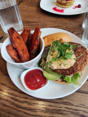 Tempeh burger at Liberty Grill in Cork