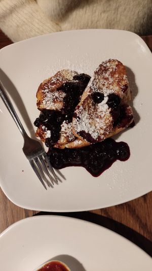 French toast with blueberries at Liberty Grill in Cork