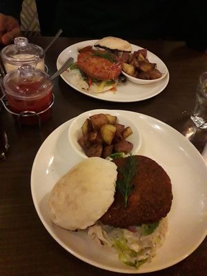 Delicious - 2 different vegan burgers at Liberty Grill in Cork