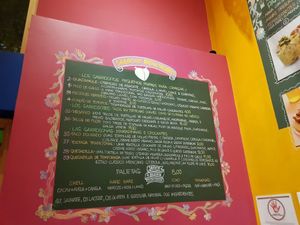 vegan menu at Taqueria La Sabrosa in Sao Paulo