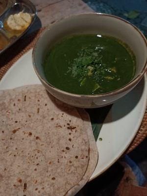 Palak tofu at Mumbai Station in Ubud