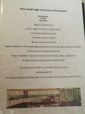 Vegan Breakfast Option at DS Coffee House and Internet Cafe in Huonville