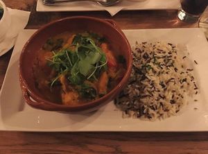 Pompoen curry  at Cafe de Uitmarkt in Venray