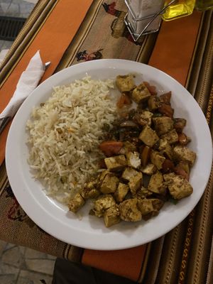 Tofu  at La Chakana in Samaipata