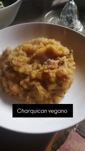 Vegan Charquican at Granito de Arena Vegano in Puerto Montt