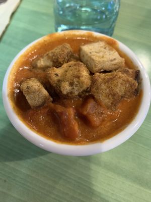 Cashew tomato bisque  at Juice Pharm in Duluth