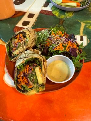 Cali wrap at Juice Pharm in Duluth