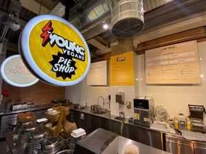 Young Vegans at the hot counter in Planet Organic at Young Vegans - Online only in East London