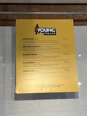 Menu   at Young Vegans - Online only in East London