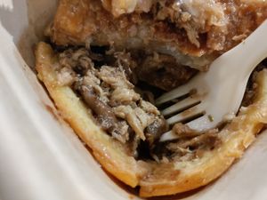 Steak and ale. Yum! at Young Vegans - Online only in East London