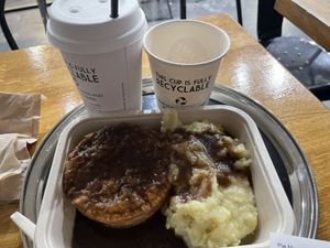 Mushroom stroganoff pie  at Young Vegans - Online only in East London