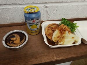 Seitan and ale pie & peanut mud pie at Young Vegans - Online only in East London