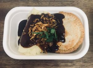 Beef & Ale Pie w Mash & Gravy. at Young Vegans - Online only in East London