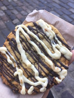 Vegan chocolate and cranberry cookie  at Young Vegans - Online only in East London