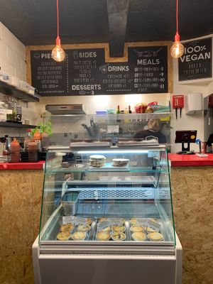 Indoors at Young Vegans - Online only in East London