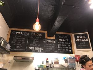 Menu at Young Vegans - Online only in East London
