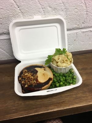 Chicken parmigiana and mac n cheese  at Young Vegans - Online only in East London
