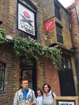 Outside at Young Vegans - Online only in East London