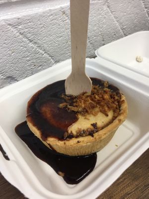 With gravy  at Young Vegans - Online only in East London