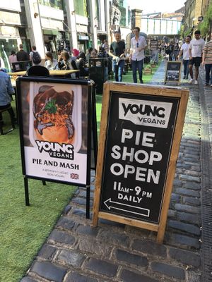 Outside at Young Vegans - Online only in East London