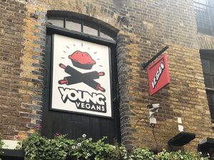 Look for the sign for vegan pies divine!  at Young Vegans - Online only in East London