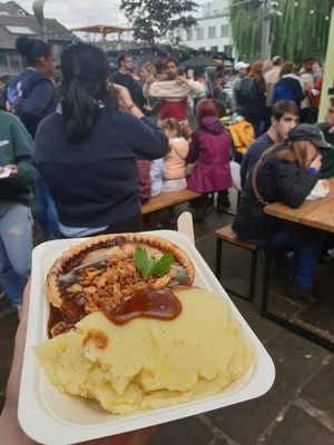 Pie and mash at Young Vegans - Online only in East London