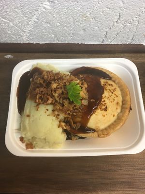 Steak & ale pie and mash at Young Vegans - Online only in East London