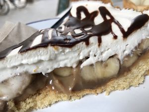 Banoffee pie vegan  at Strata Bakery in Barcelona