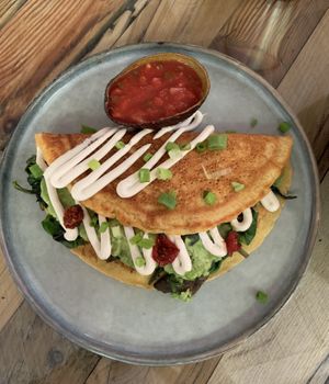 Eggless Omelette  at Seva Table in Dubai