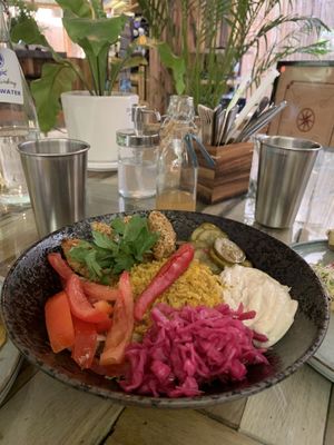 Middle Eastern bowl  at Seva Table in Dubai