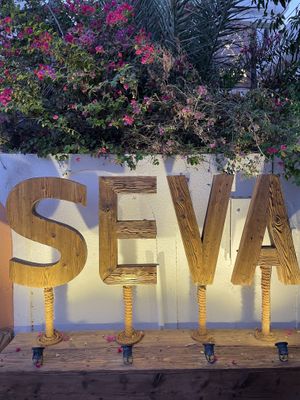 Sign at Seva Table in Dubai