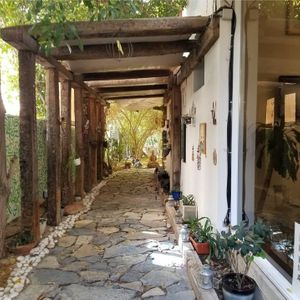 The Café is this way, along the left side of the building at Seva Table in Dubai