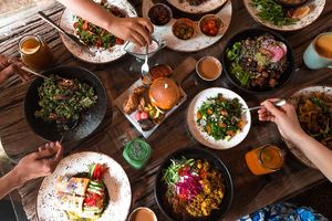 Scrumptious plant-based, gluten-free, GMO-free, and cane sugar-free dishes at SEVA Table at Seva Table in Dubai