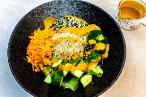 Macrobiotic Salad at Seva Table in Dubai