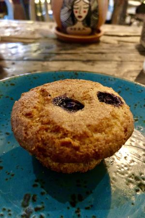 Blueberry muffin   at Seva Table in Dubai