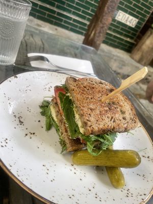Caprese sandwich   at Seva Table in Dubai