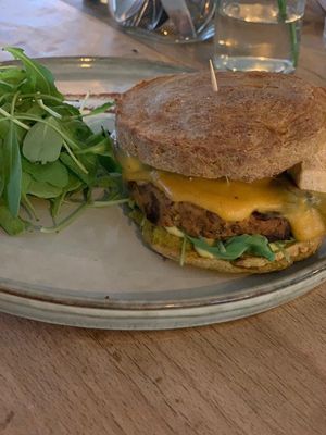 Burger at Seva Table in Dubai