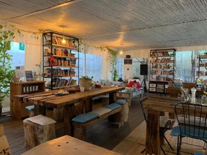 In door seating at Seva Table in Dubai