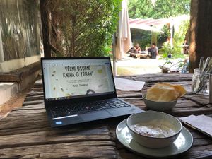 Me moment with delicious tzaziki!!  at Seva Table in Dubai